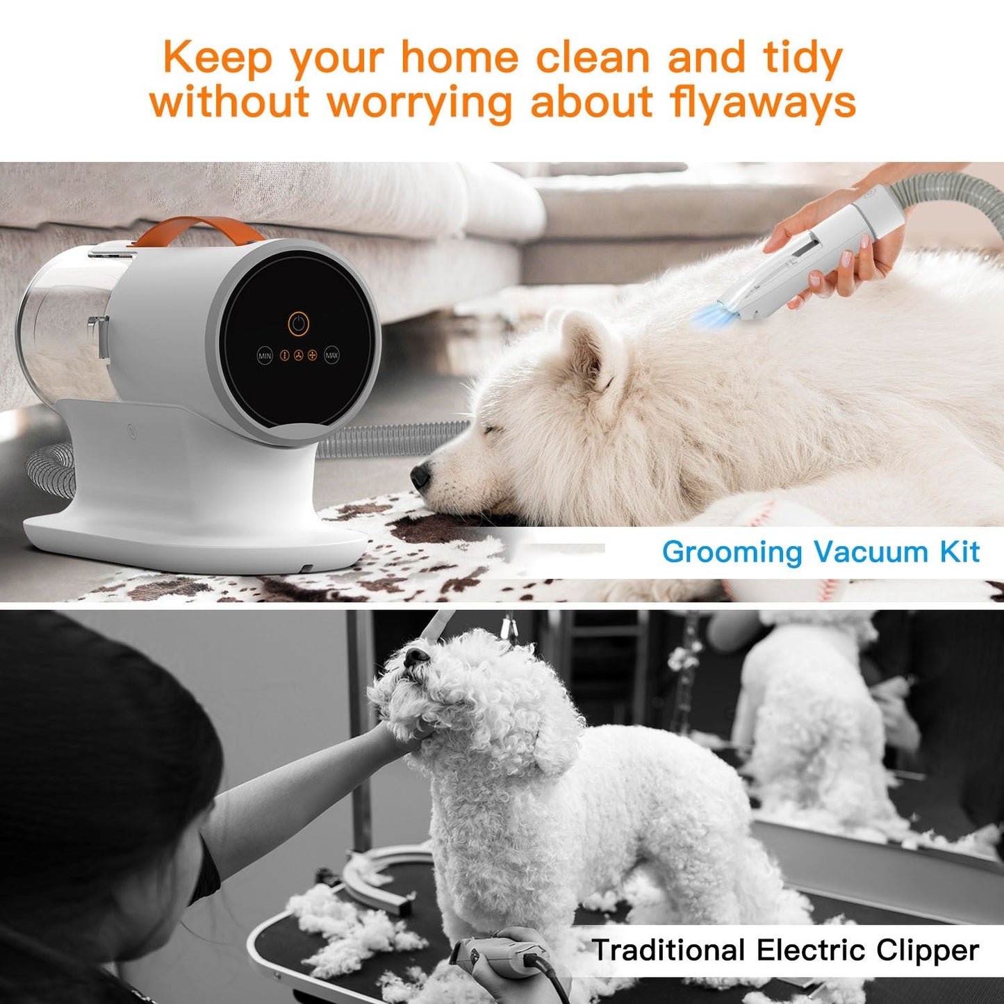 Pet Grooming & Deshedding Set