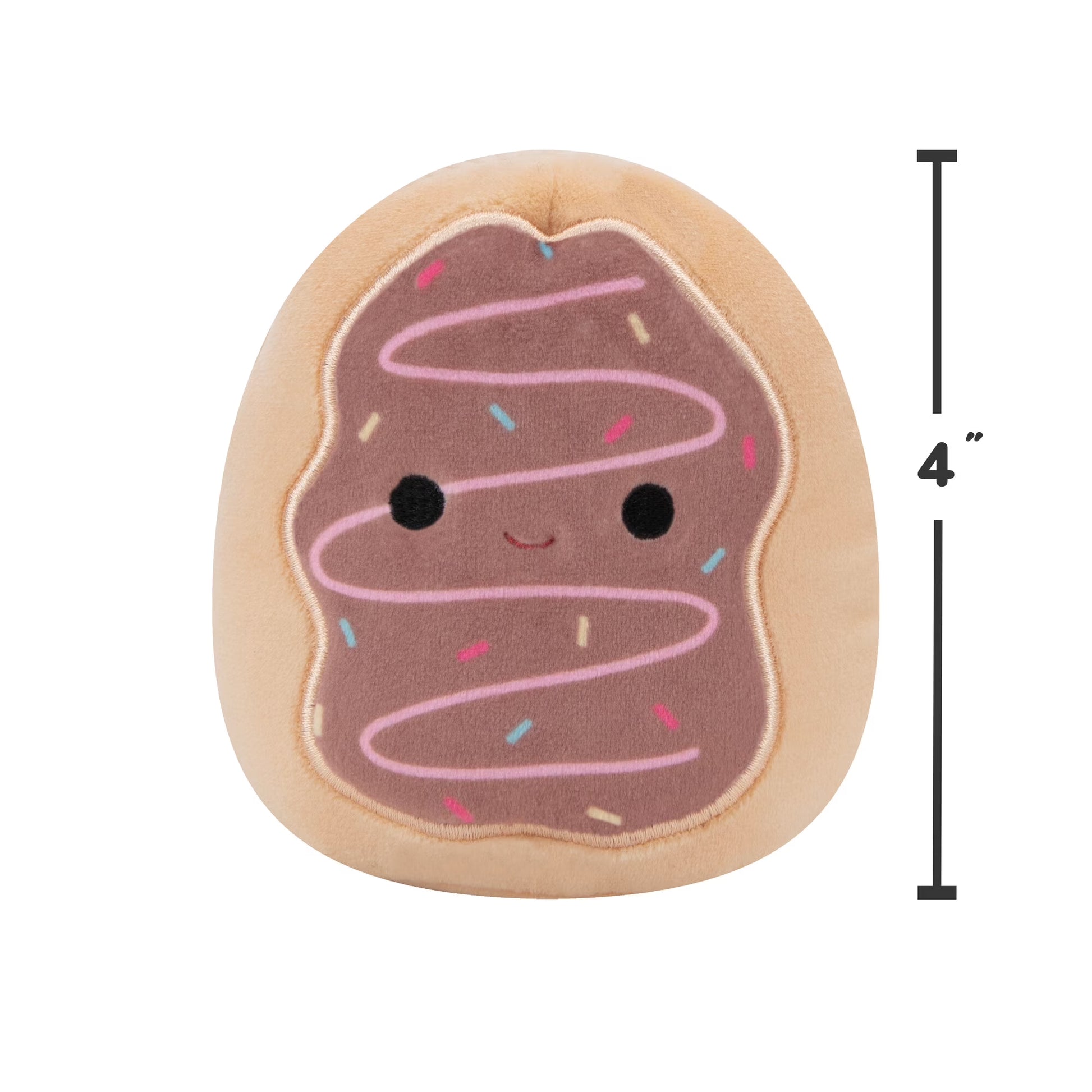 Original 3.5 Inch 2-Pack Emery Latte and Deja Donut Plush Dog Toys